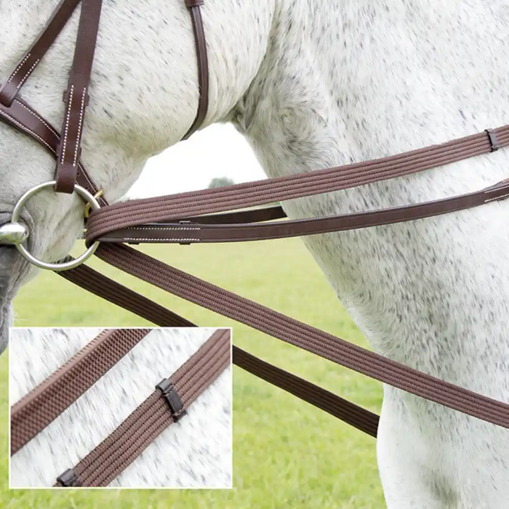 Shires Velociti GARA Cotton Web Draw Running Reins