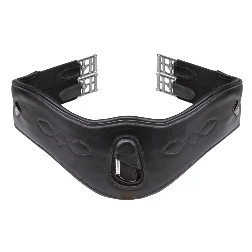 Shires Velociti Lusso Anatomical Girth Black