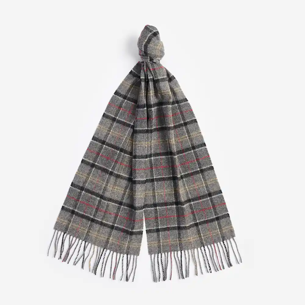 Barbour Tartan Lambswool Scarf Modern