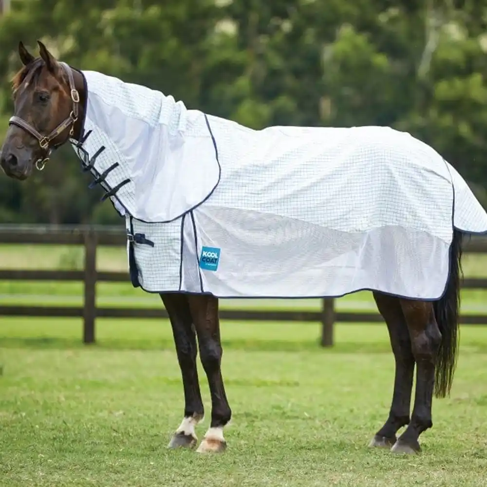 WeatherBeeta Kool Coat Airstream With Hidden Surcingle III Combo Neck Rug
