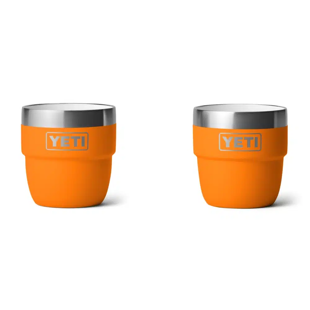 Yeti Espresso Stackable Cup 4oz (2 Pack) King Crab Orange