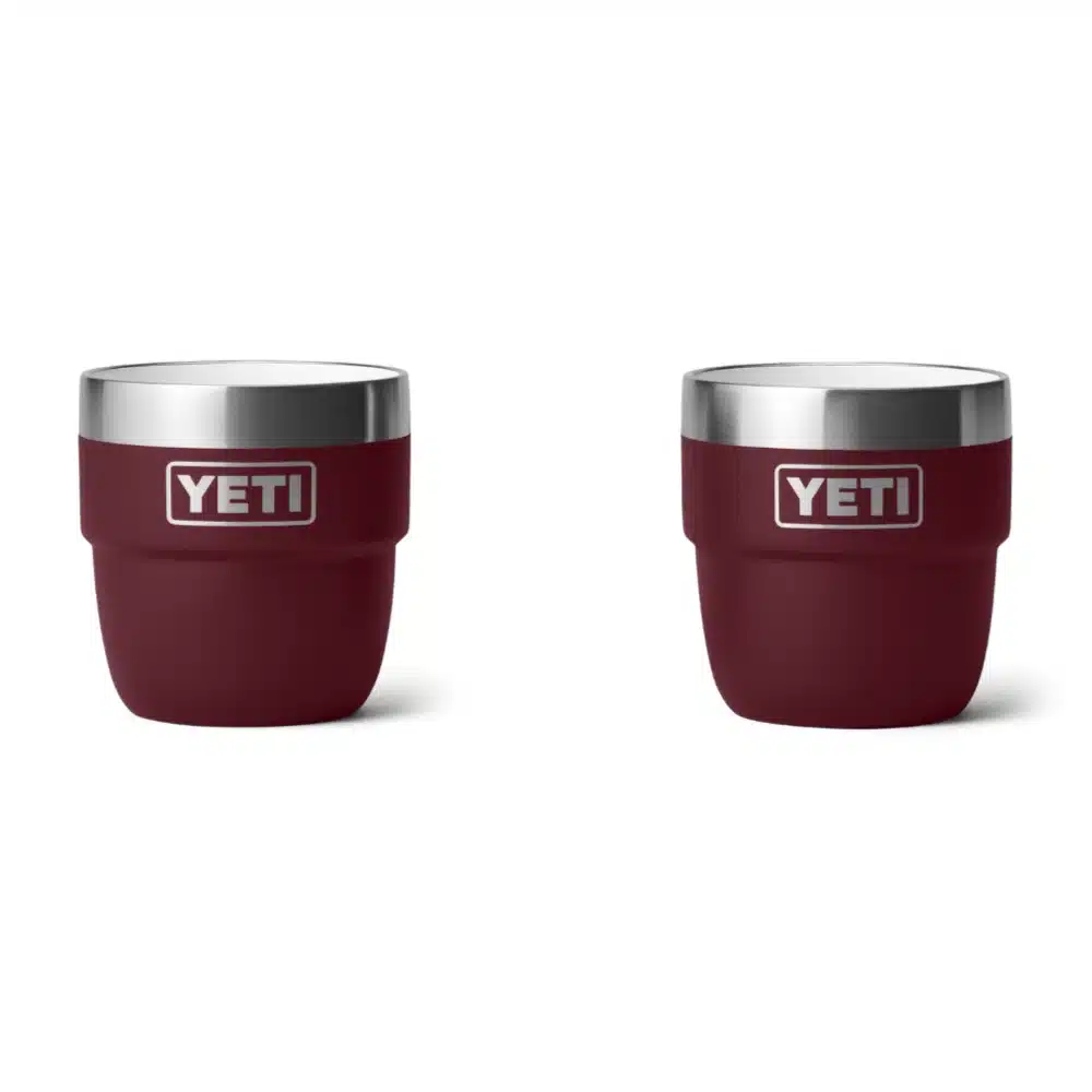 Yeti Espresso Stackable Cup 4oz (2 Pack) Wild Vine Red