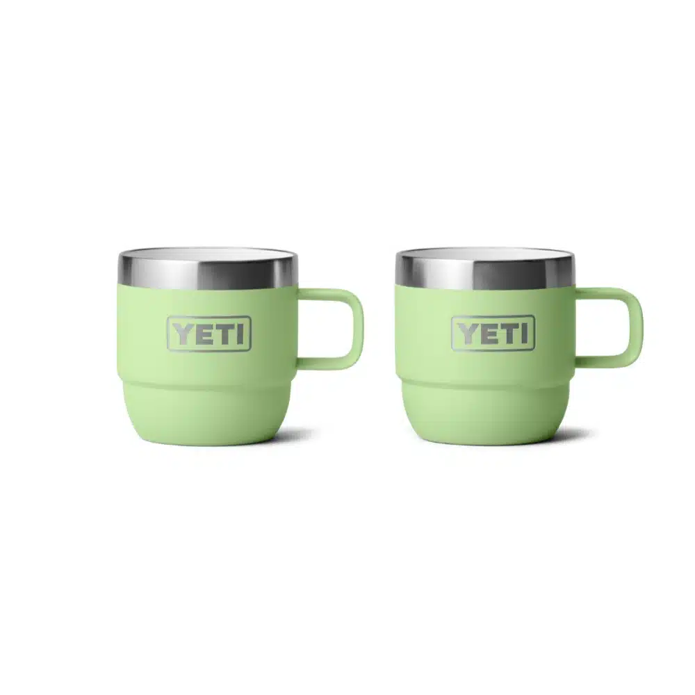 Yeti Espresso Stackable Mug 6oz (2 Pack) Key Lime