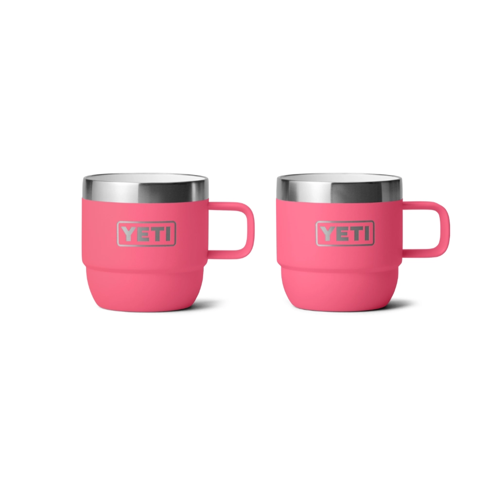 Yeti Espresso Stackable Mug 6oz (2 Pack) Tropical Pink