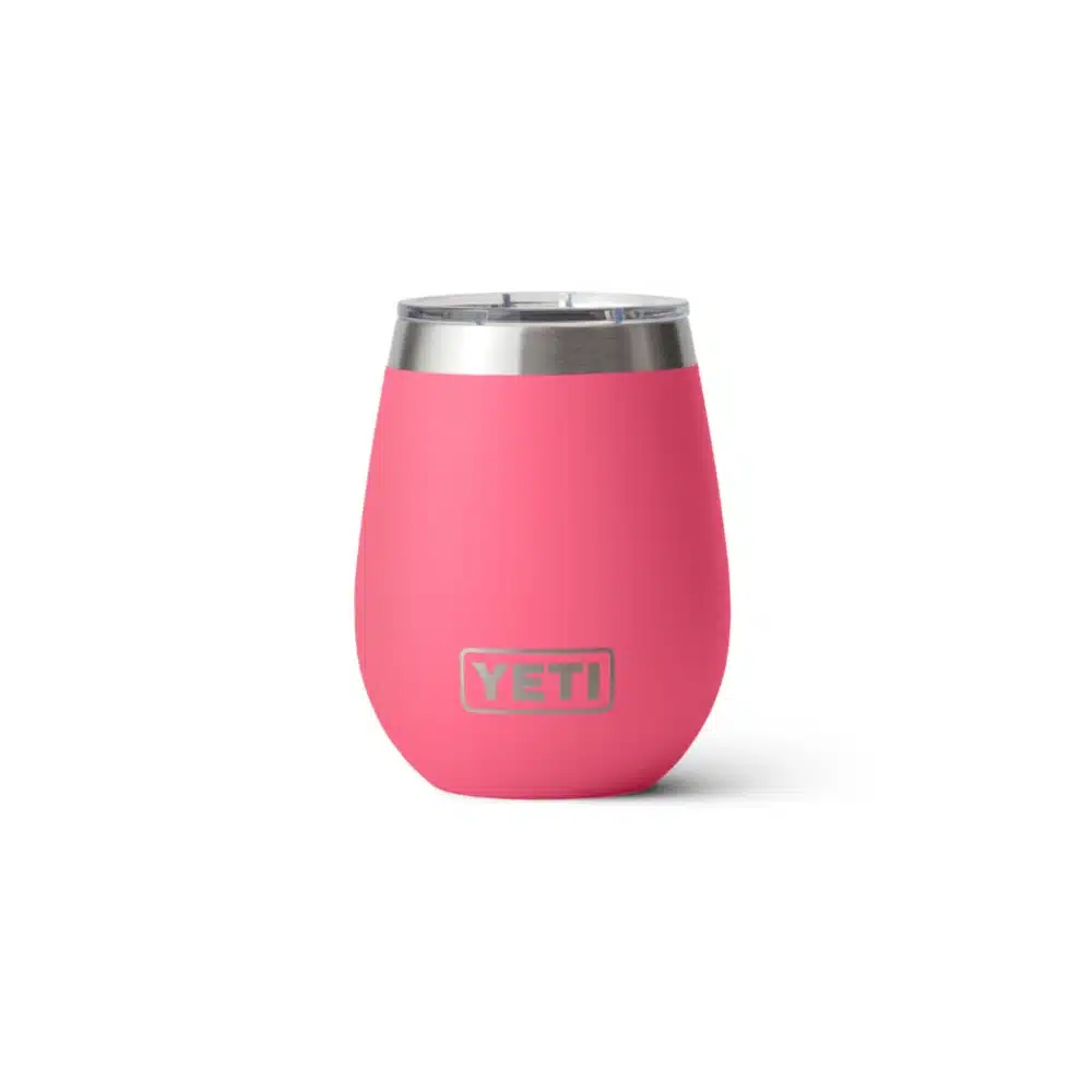 Yeti Rambler 10oz Wine Tumbler With Magslider Lid Tropical Pink