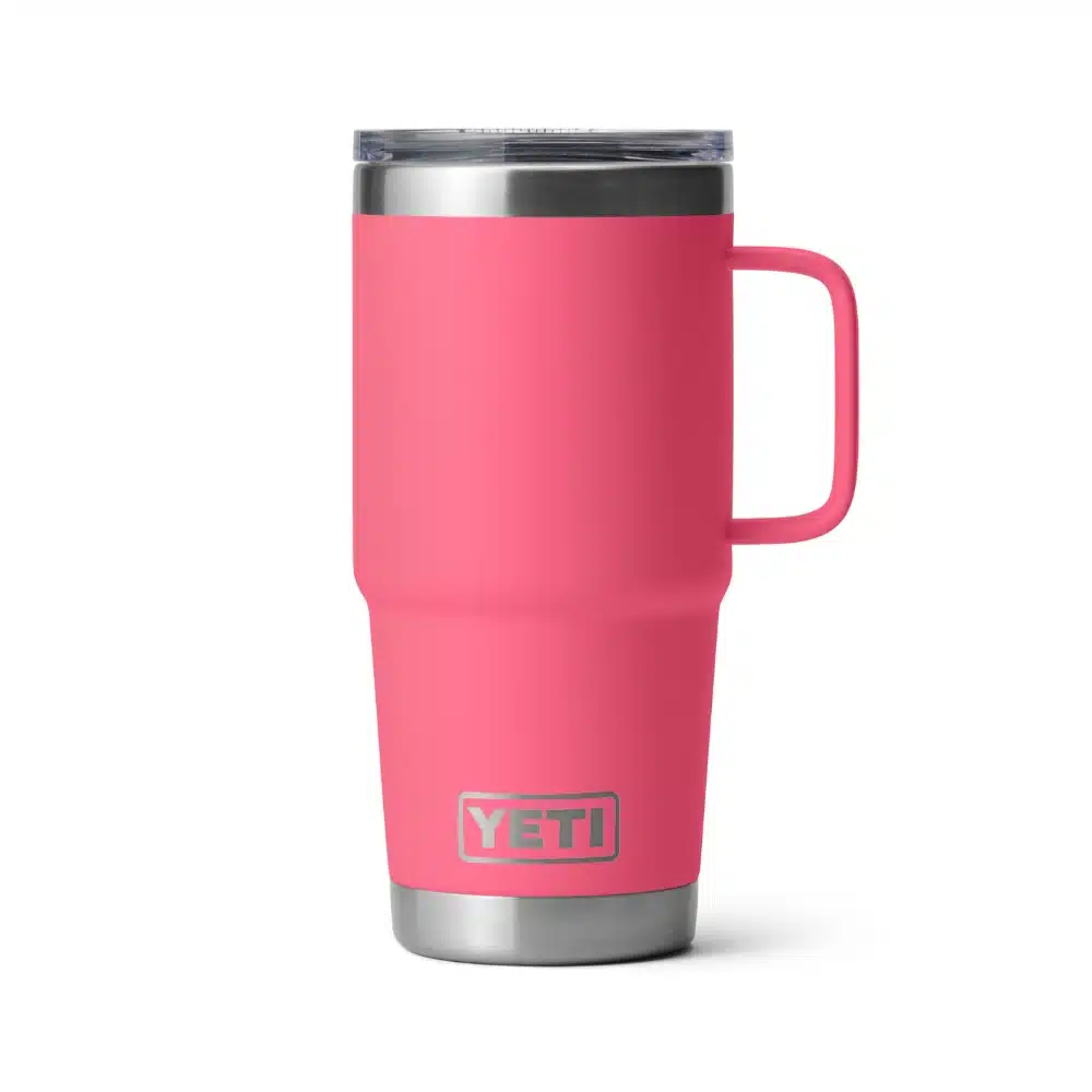 Yeti Rambler 20oz Travel Mug With Stronghold Lid Tropical Pink