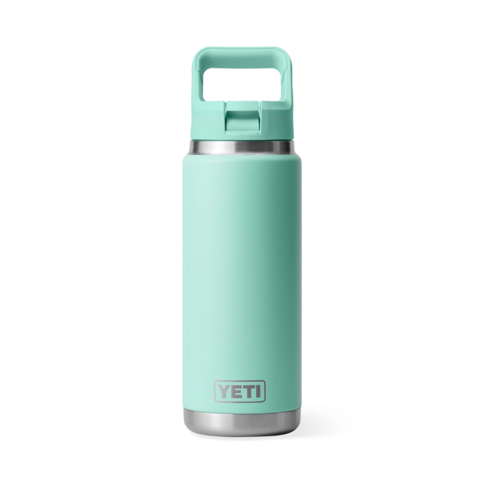 Yeti Rambler 26 Oz Bottle With Colour Matched Straw Cap Seafoam