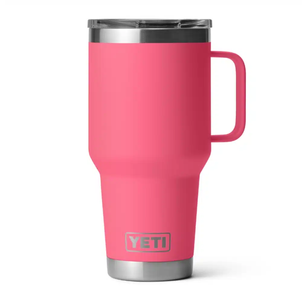Yeti Rambler 30oz Travel Mug With Stronghold Lid Tropical Pink
