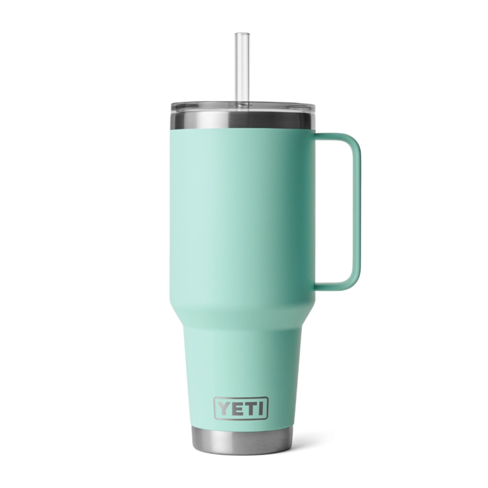 Yeti Rambler 42oz Straw Mug Seafoam