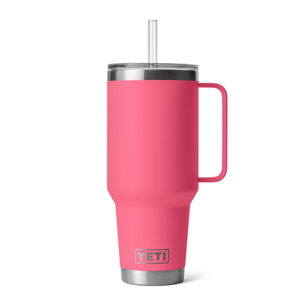 Yeti Rambler 42oz Straw Mug Tropical Pink
