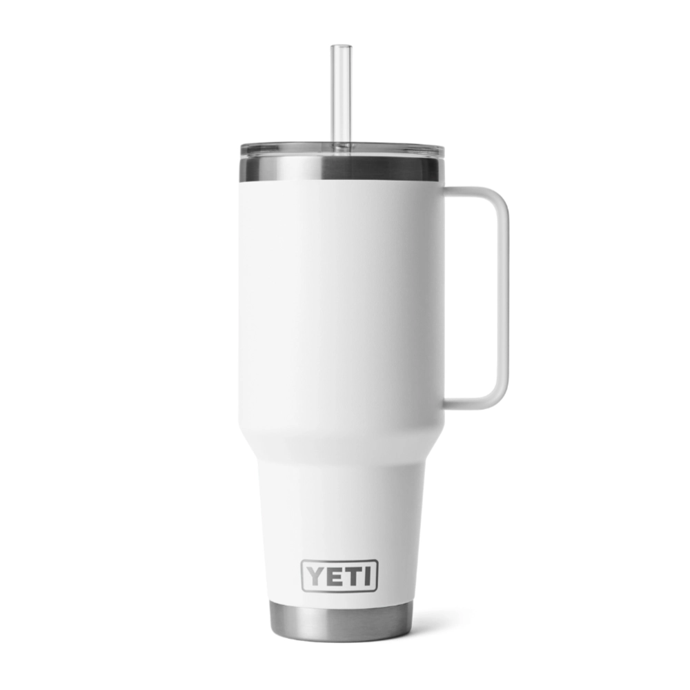 Yeti Rambler 42oz Straw Mug White