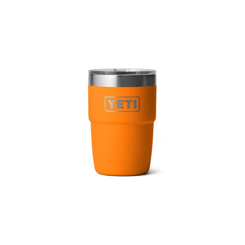 Yeti Rambler 8oz Stackable Cup King Crab Orange