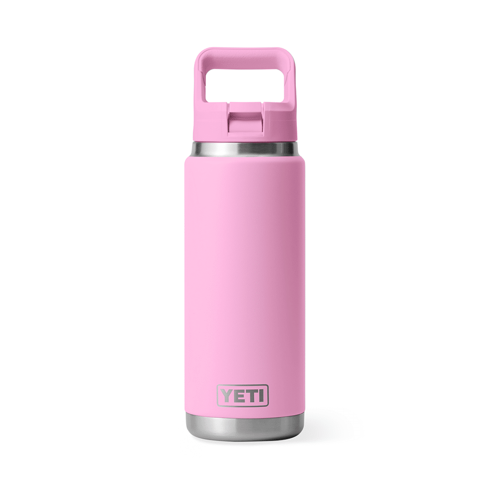 Yeti Rambler Straw Bottle 26oz Power Pink