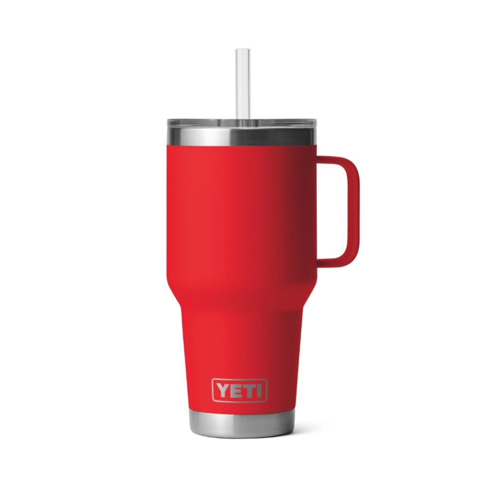 Yeti Rambler Straw Mug 35oz Rescue Red