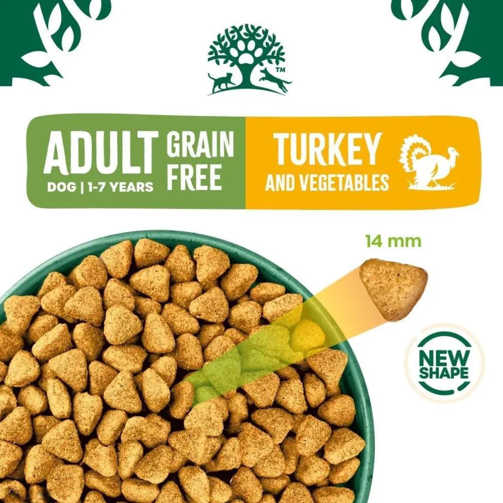 James Wellbeloved Adult Grain Free Dry Dog Food Turkey & Veg 1.5kg