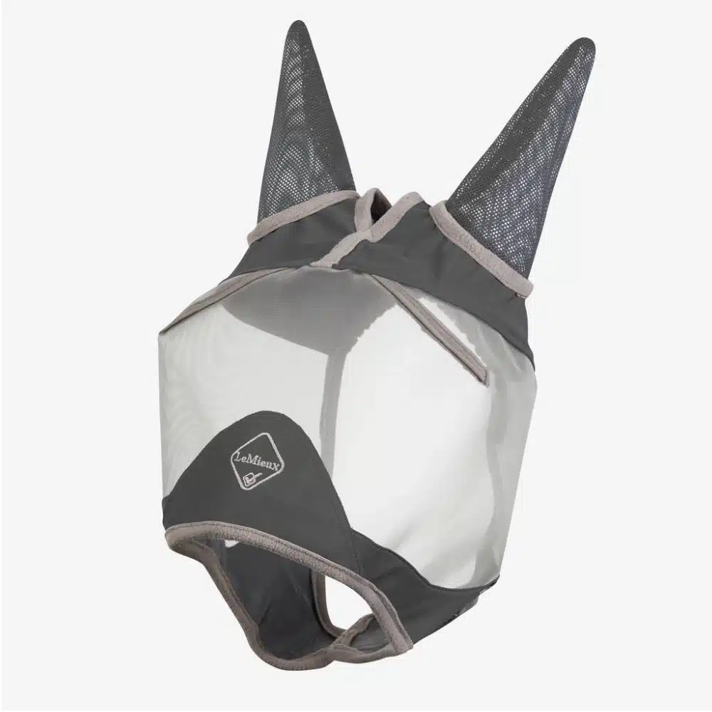 LeMieux Armour Shield Pro Half Fly Mask (Ears Only) Grey