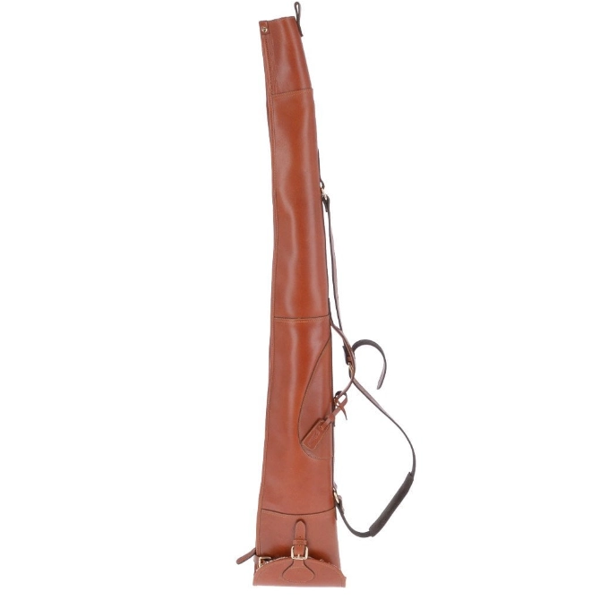 Ashwood  Savoy Leather Gun Slip Chestnut