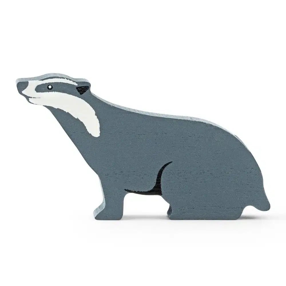 Keycraft Majigg Wooden Badger Figure