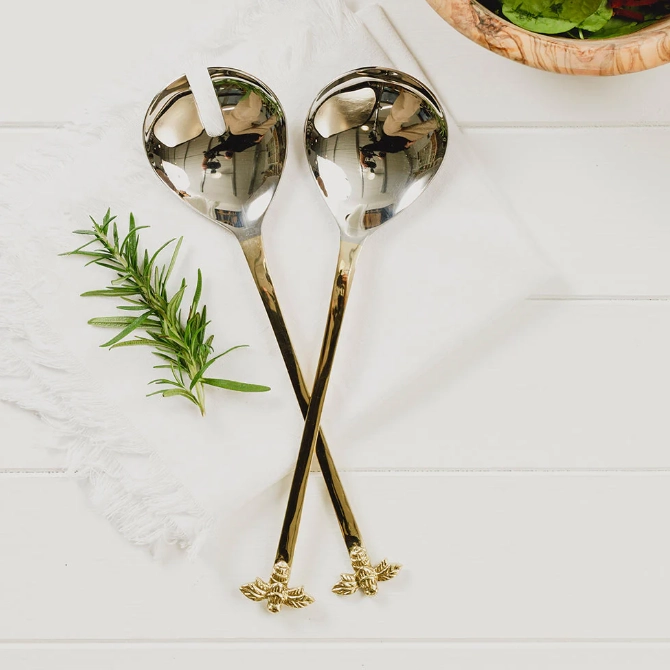 Selbrae House Bee Salad Server Set