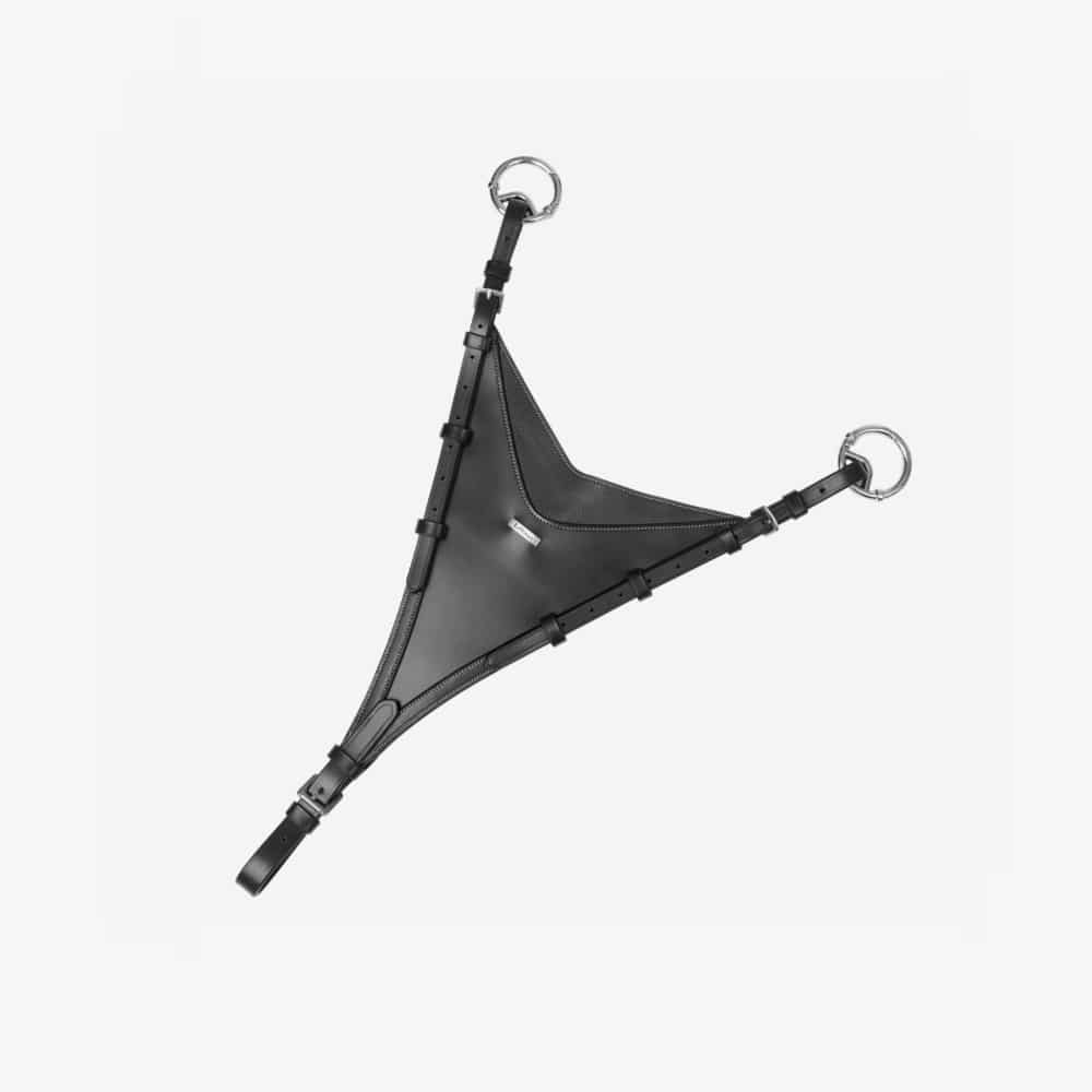 LeMieux Kudos Bib Martingale Attachment Black/Silver
