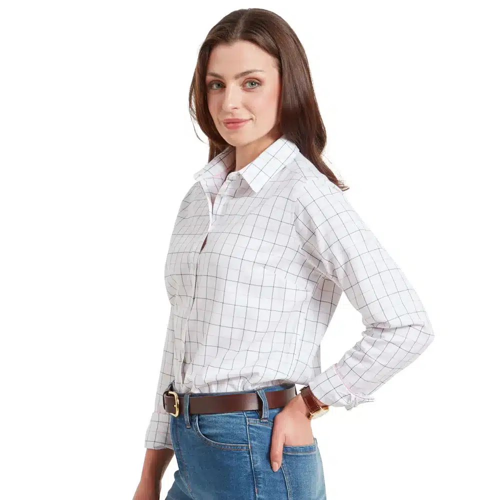 Schoffel Ladies Blakeney Shirt Vintage Navy Check