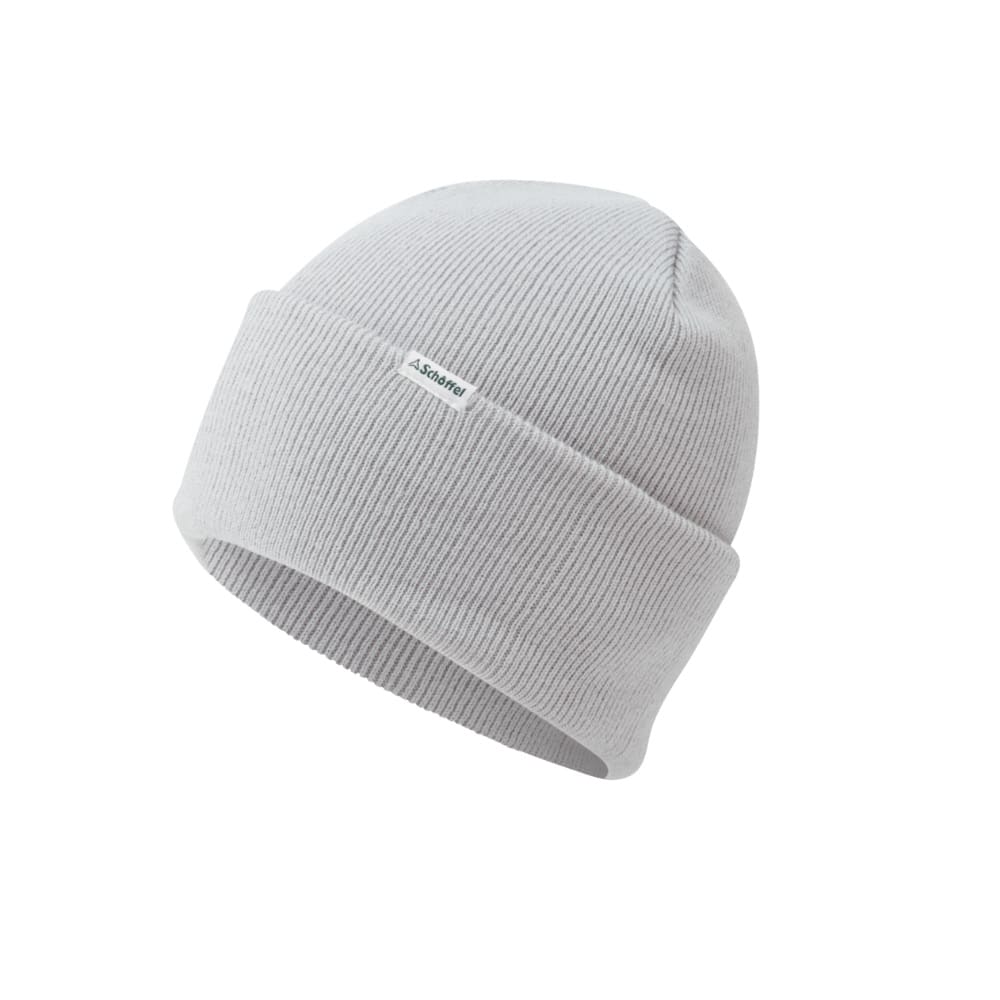 Schoffel Mens Buxton Beanie Hat Silver Grey
