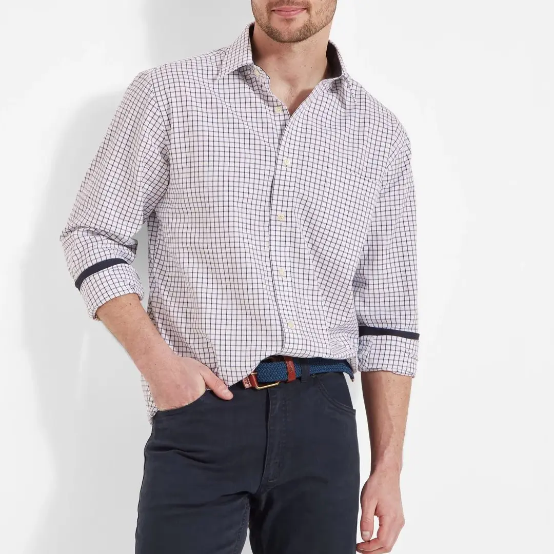 Schoffel Mens Cambridge Classic Shirt Dark Navy