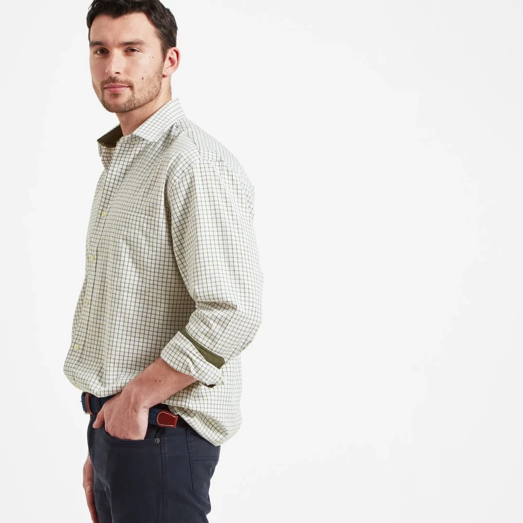 Schoffel Mens Cambridge Classic Shirt Olive