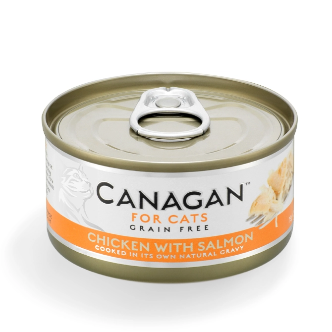 Canagan Cat Food Can Chicken & Salmon 75g