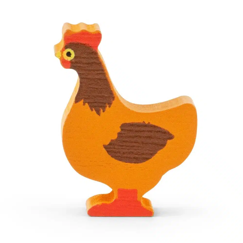 Keycraft Majigg Wooden Chicken Figure