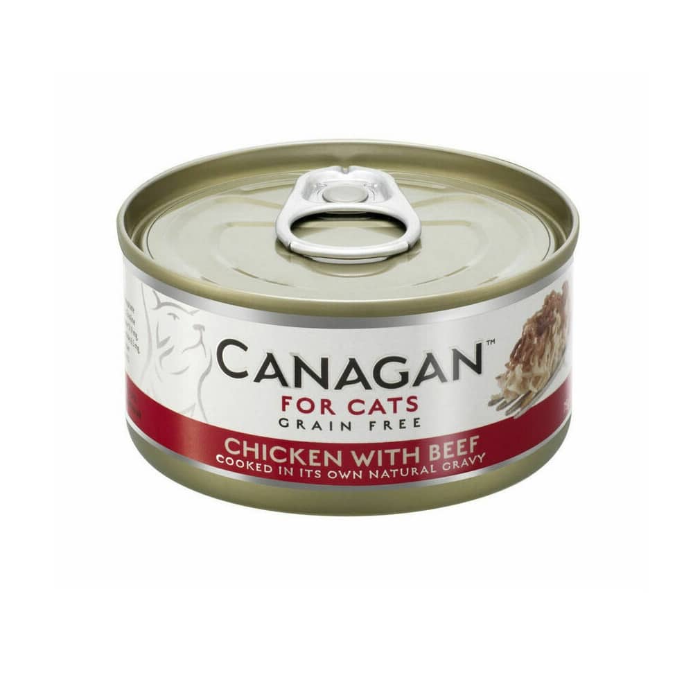 Canagan Cat Food Can Chicken & Beef 75g
