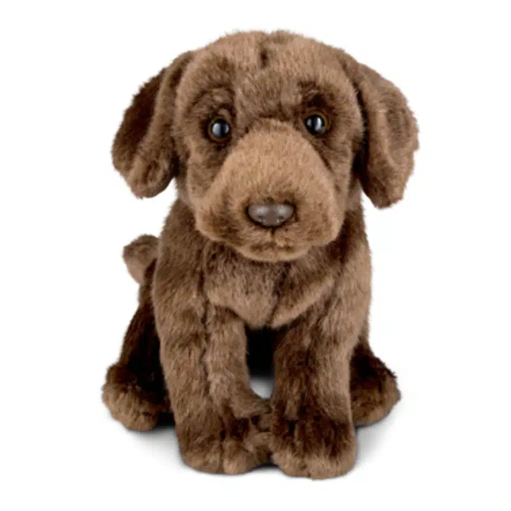 Living Nature Chocolate Labrador Soft Toy