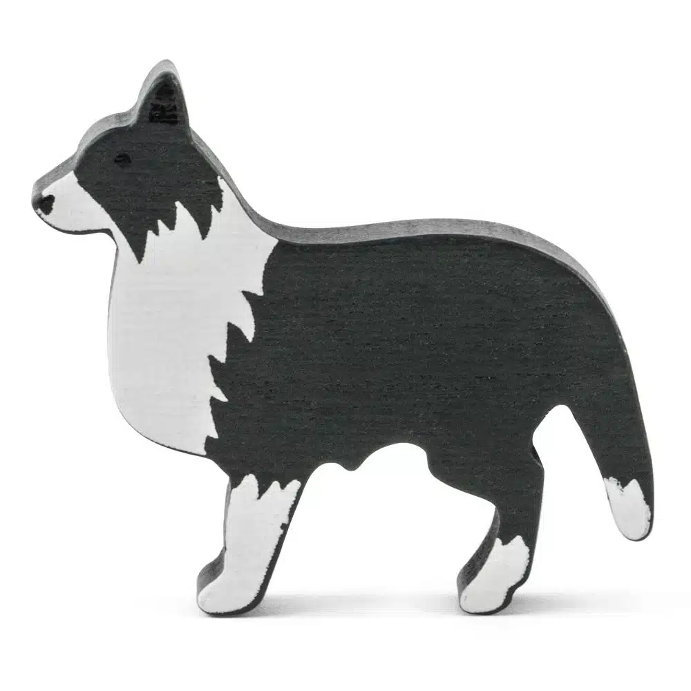 Keycraft Majigg Wooden Collie Figure
