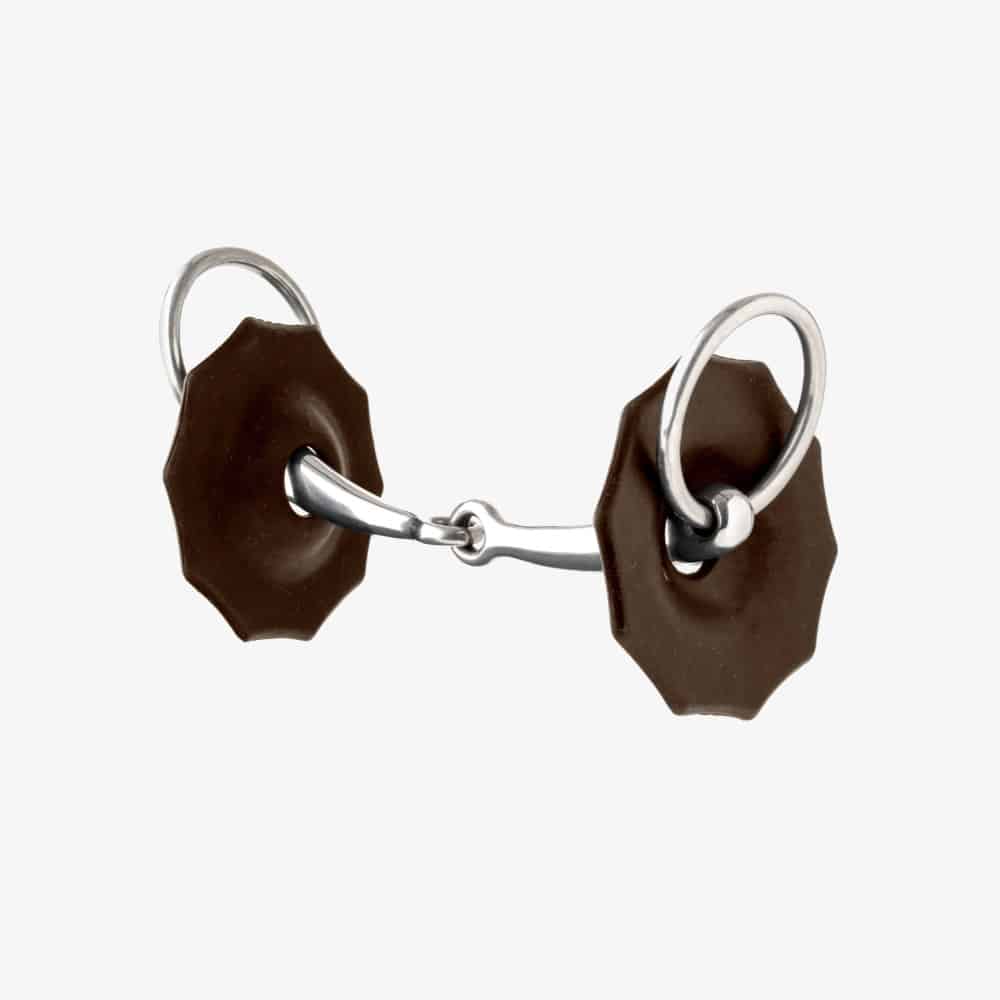 LeMieux Contoured Rubber Bit Guards Brown
