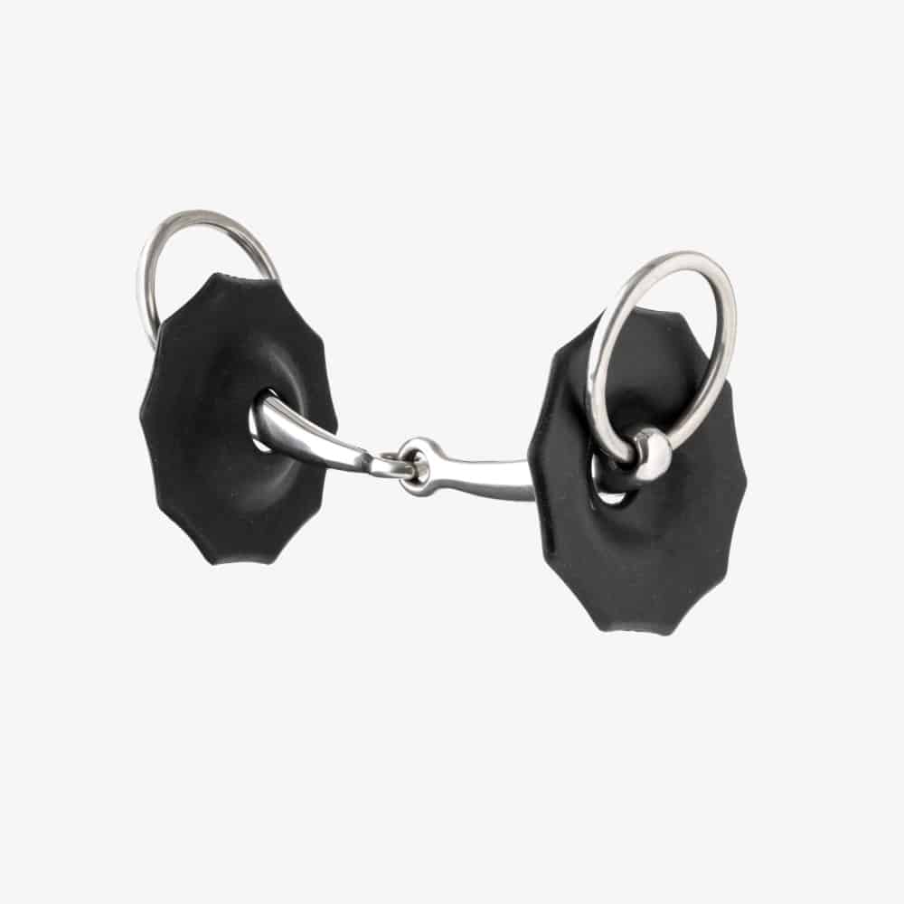 LeMieux Contoured Rubber Bit Guards Black