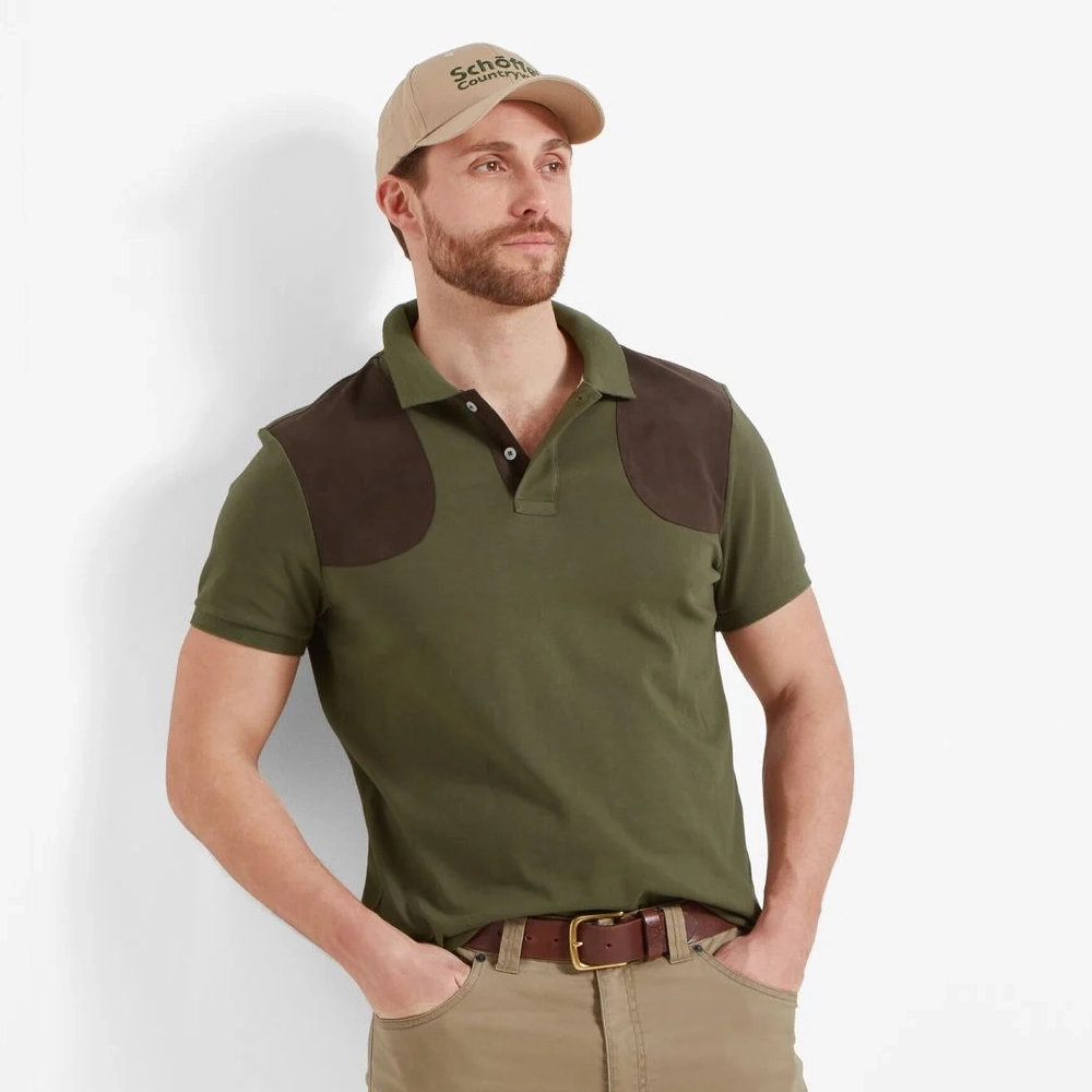Schoffel Mens Cordoba Polo Shirt Forest
