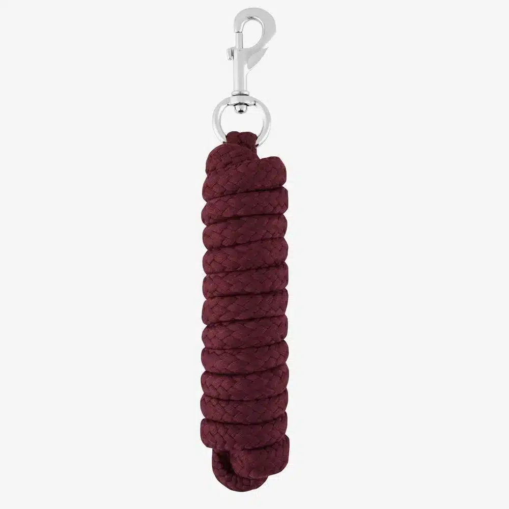 LeMieux Cotton Leadrope Burgundy