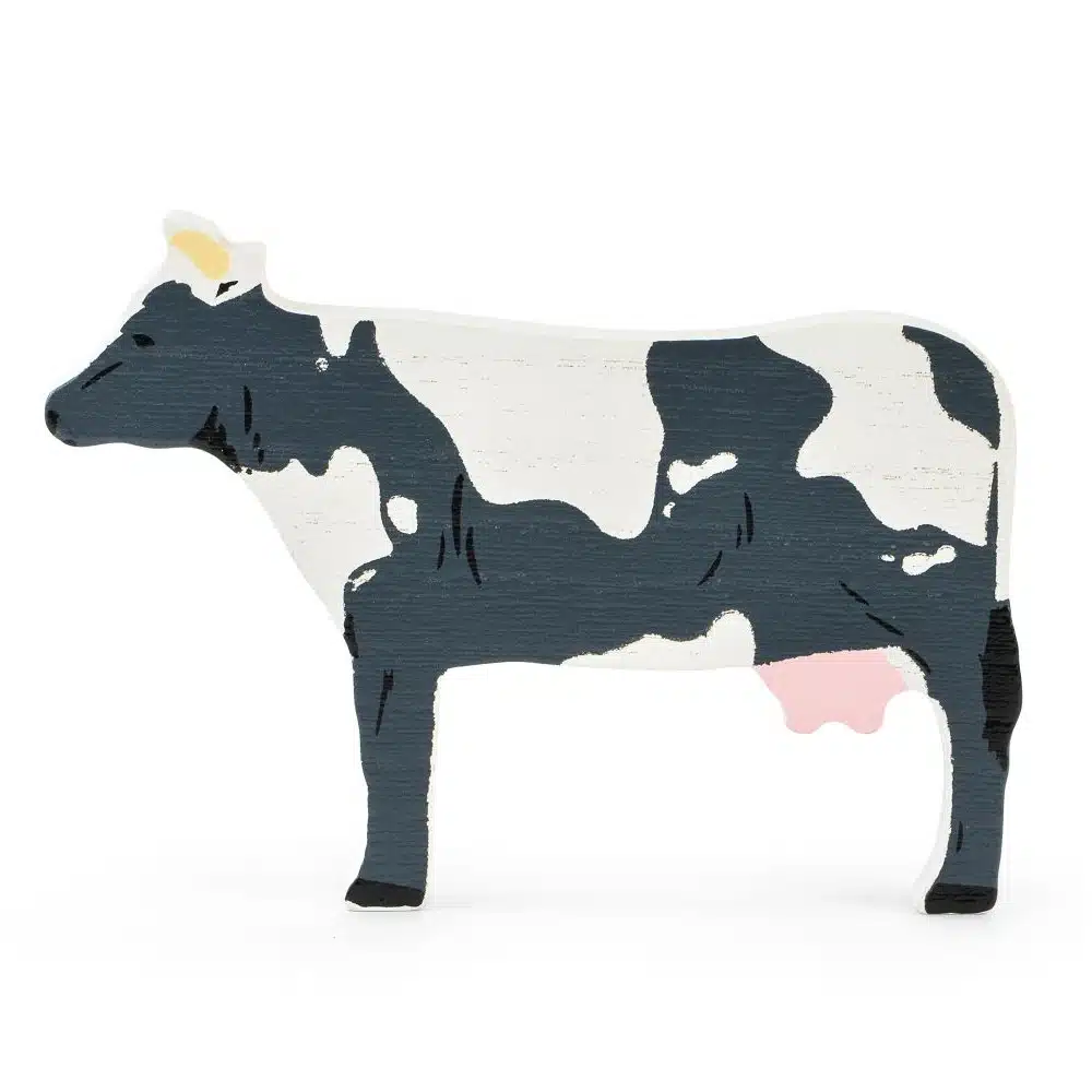 Keycraft Majigg Wooden Cow Figure