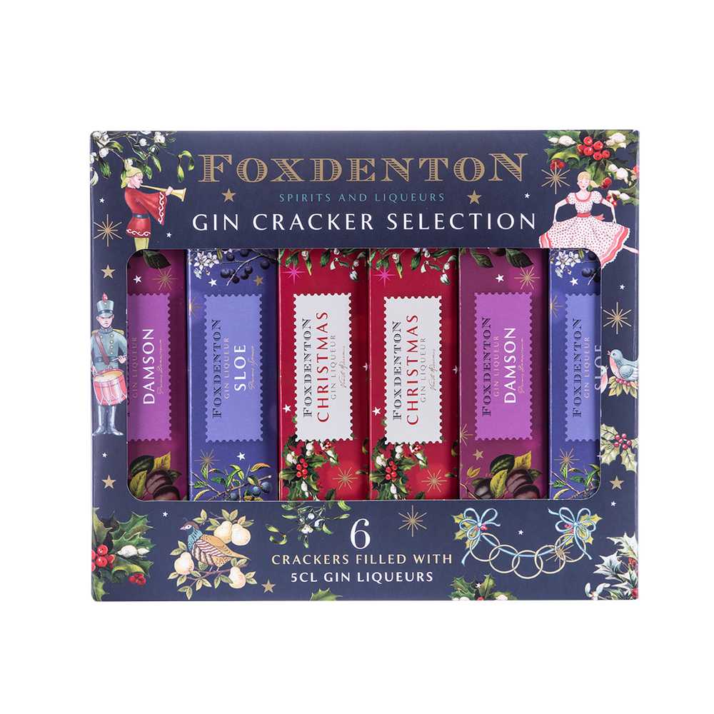 Foxdenton Christmas Gin Cracker Set