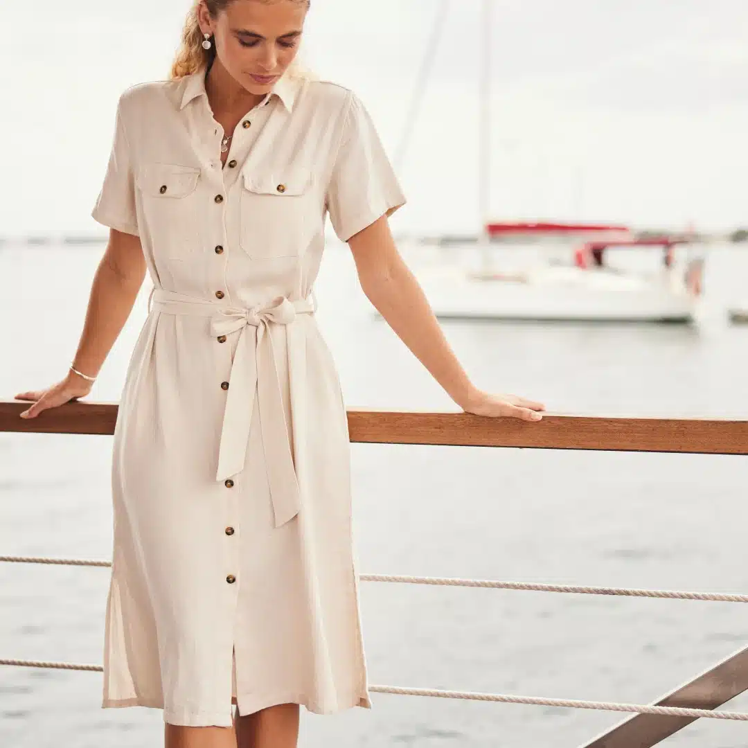 Schoffel Ladies Daisy Linen Dress Oat