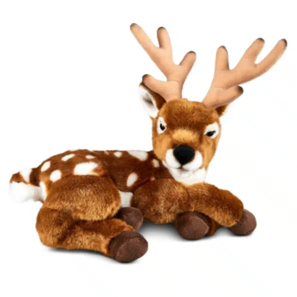 Living Nature Deer With Antlers Soft Toy