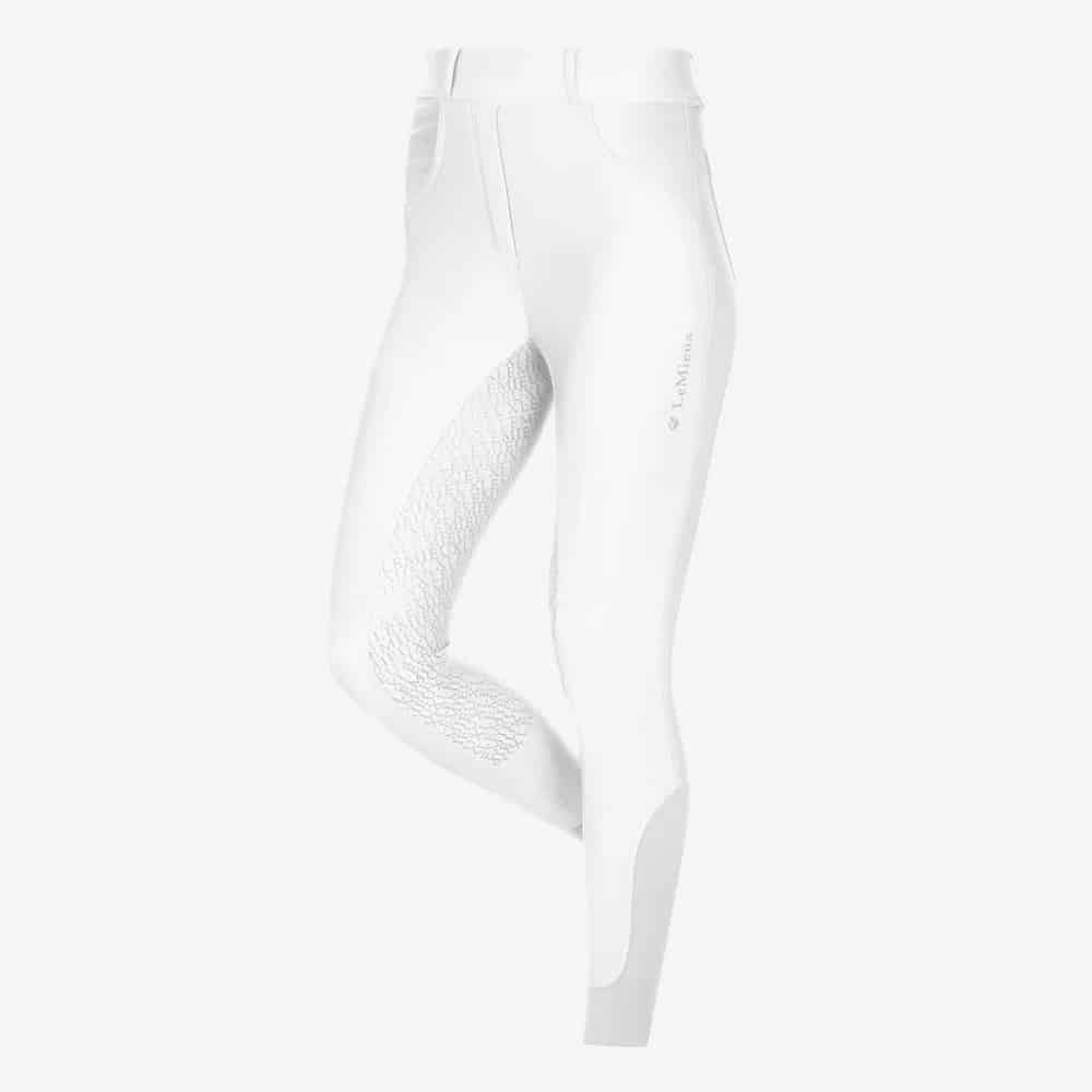 LeMieux Ladies Demi Pull On Full Seat Bregging White