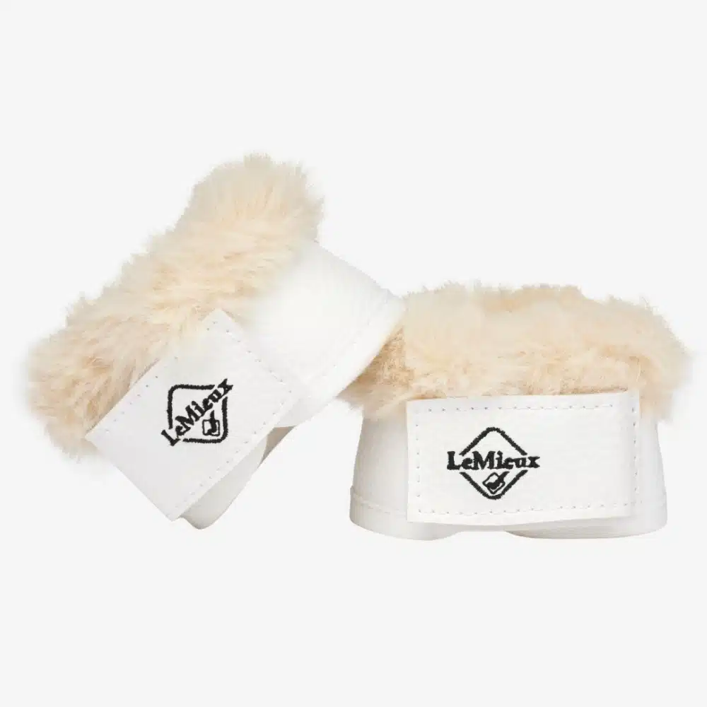 LeMieux Toy Pony Dressage Over Reach Boots White