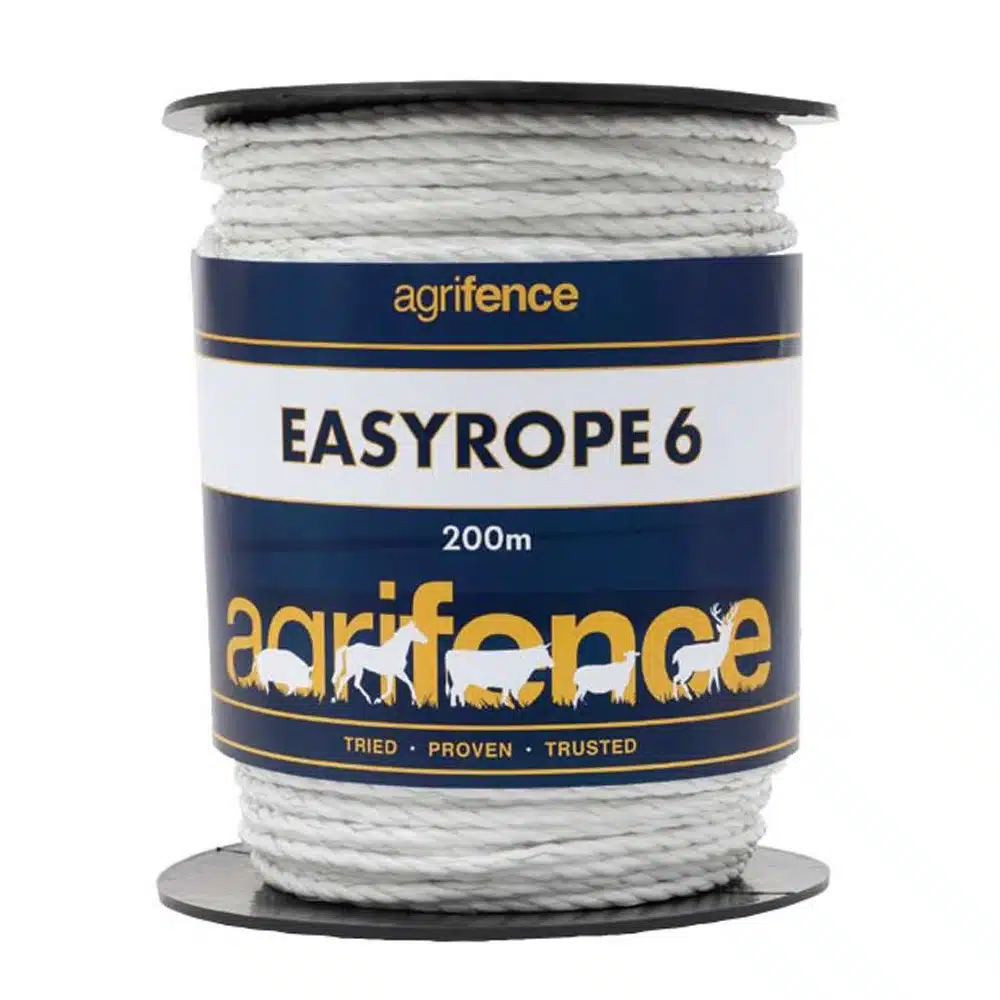 Agrifence Easyrope 6mm Paddock Rope 200m