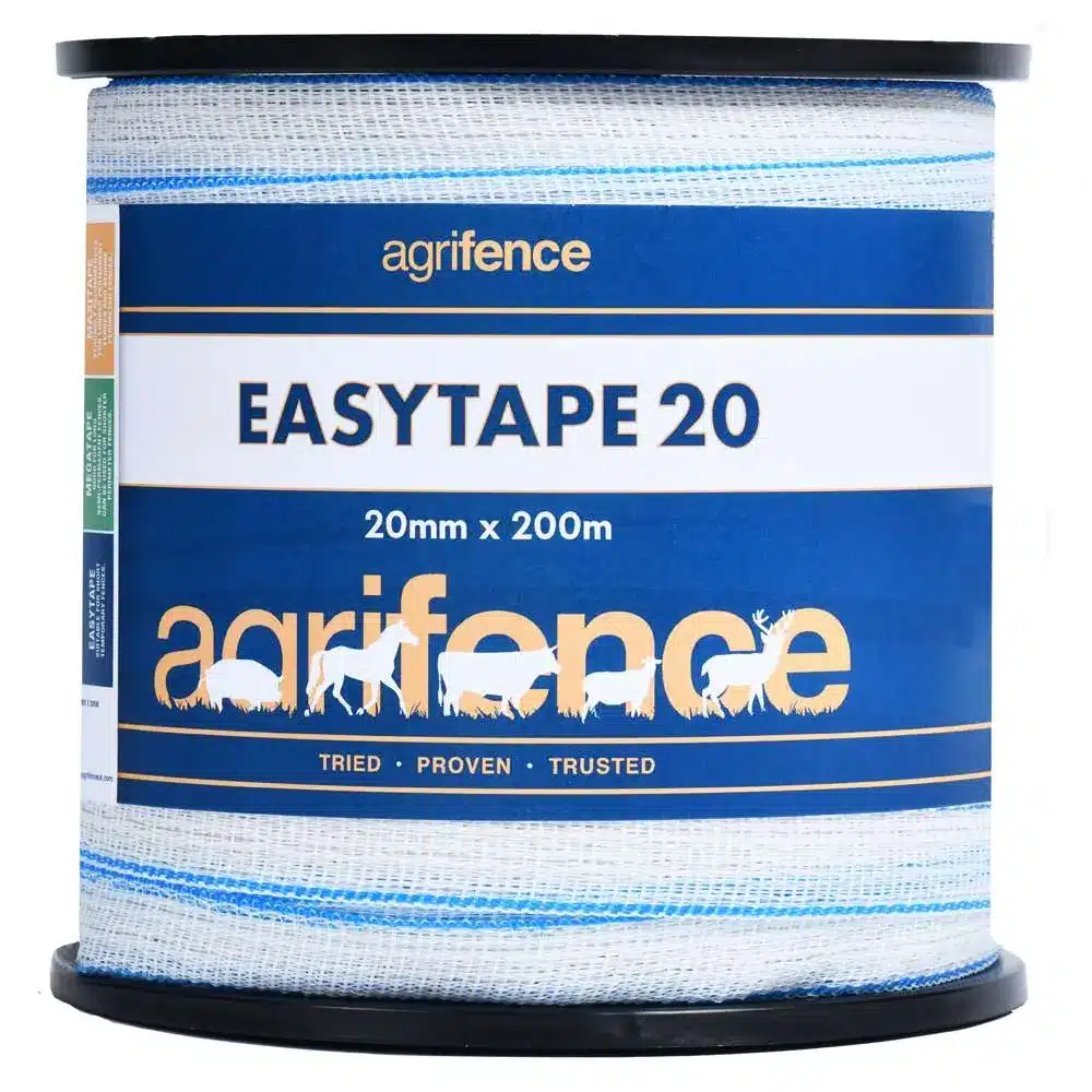 Agrifence Easytape Polytape x 200m Reel White