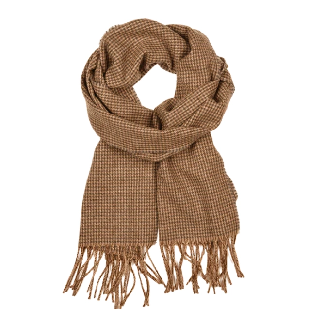 Schoffel Edale Tweed Scarf Houndstooth