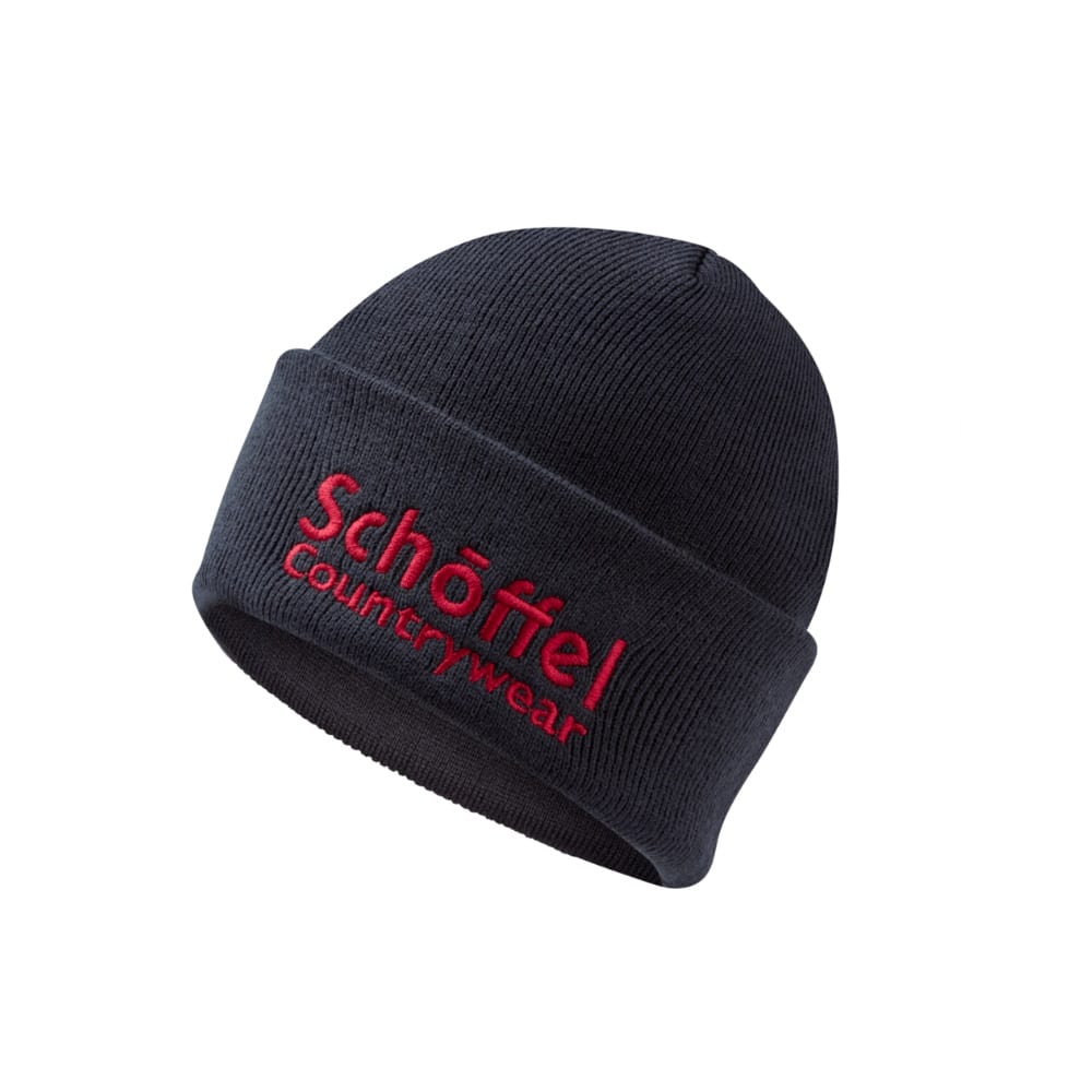 Schoffel Unisex Exeter Beanie Hat Navy
