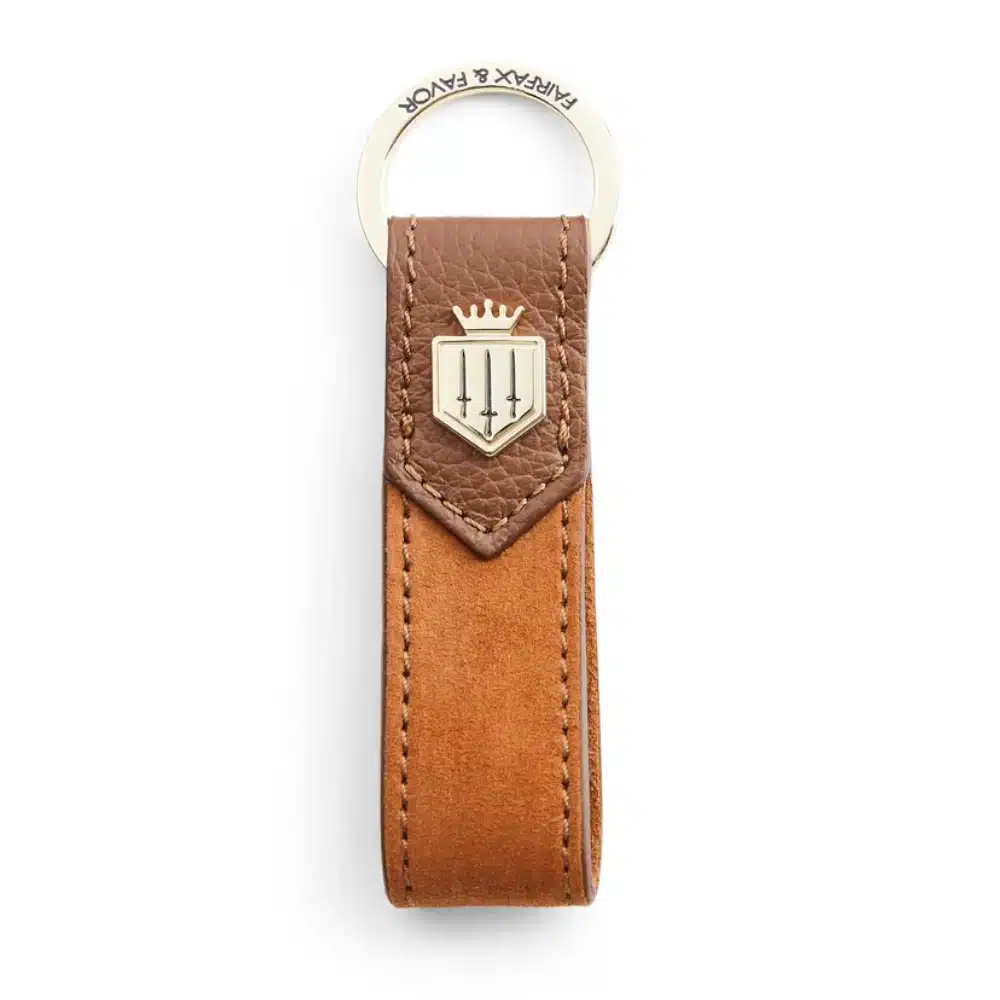 Fairfax & Favor Keyring Tan