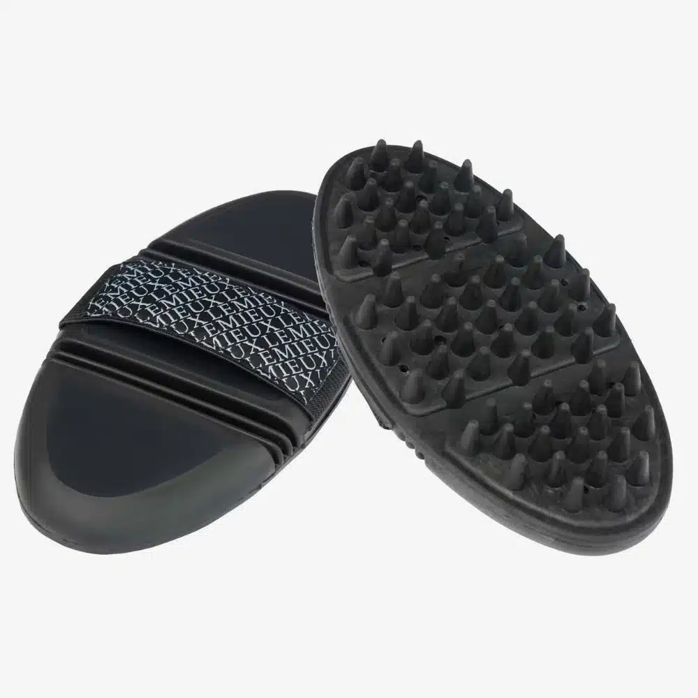 LeMieux Flexi Massage Brush Black