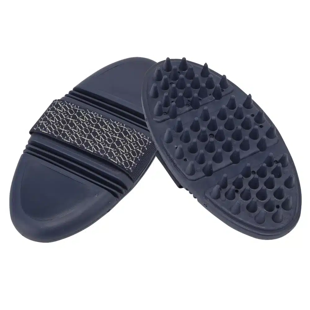 LeMieux Flexi Massage Brush Navy